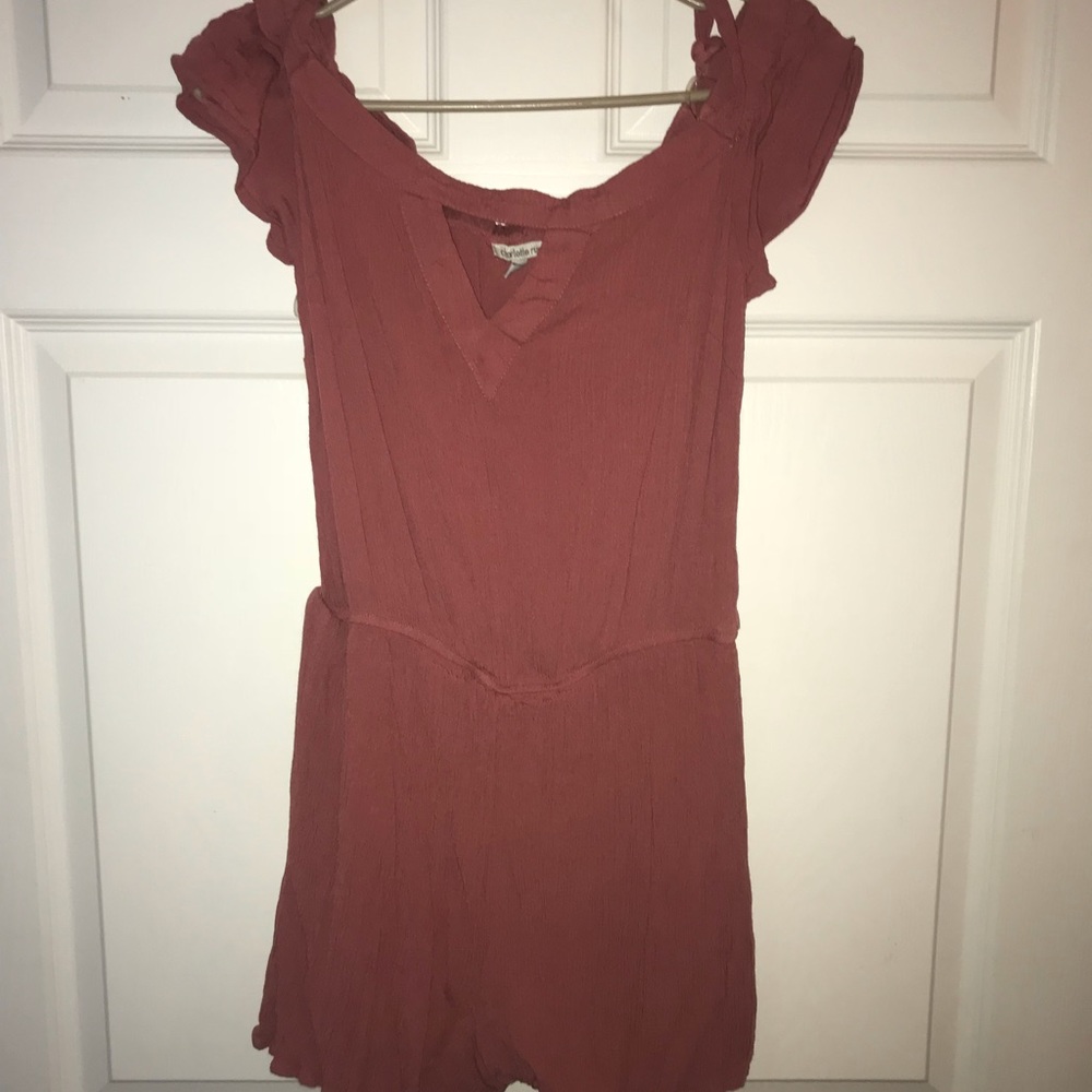 Orange romper